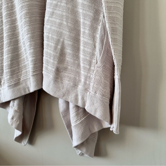 Lululemon-Open Cotton/Silk Waterfall Cardigan (Size:4) - Picture 9 of 11